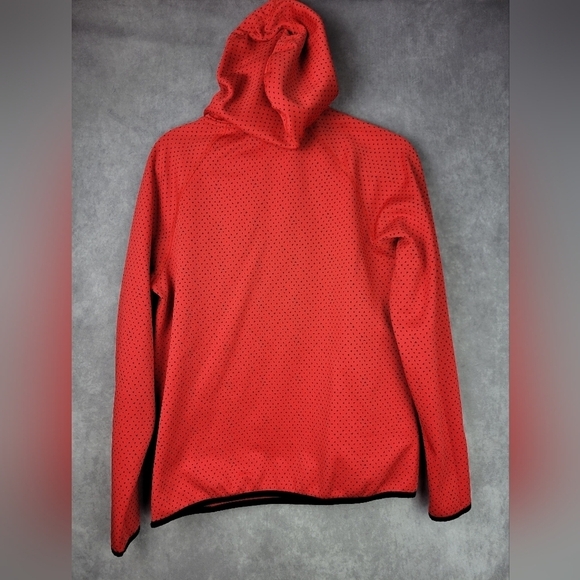 NIKE THERMA-FIT SWOOSH PULLOVER HOODIE RED WOMEN'S SIZE M - Picture 2 of 9